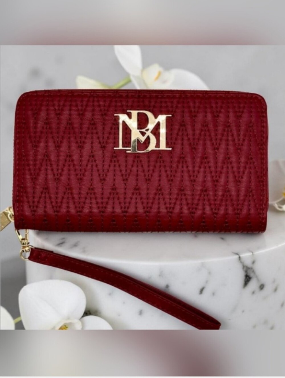 Badgley Mischka Quilted Wallet